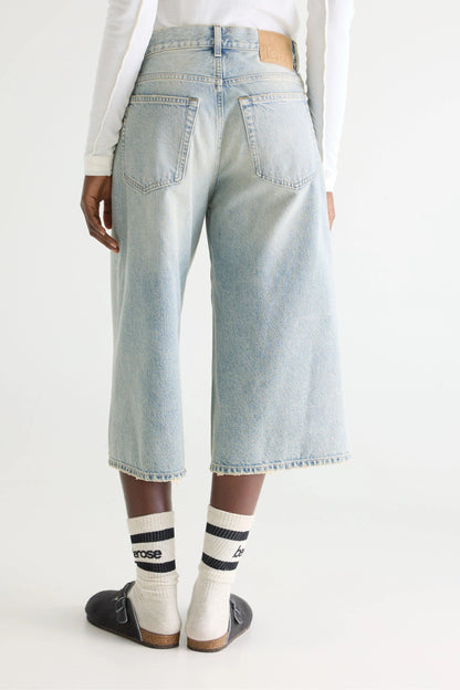 BELLEROSE | Kali61 Low-Rise Wide-Leg Culotte Jean - Dusty Bleach