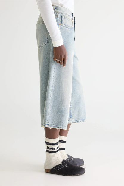 BELLEROSE | Kali61 Low-Rise Wide-Leg Culotte Jean - Dusty Bleach