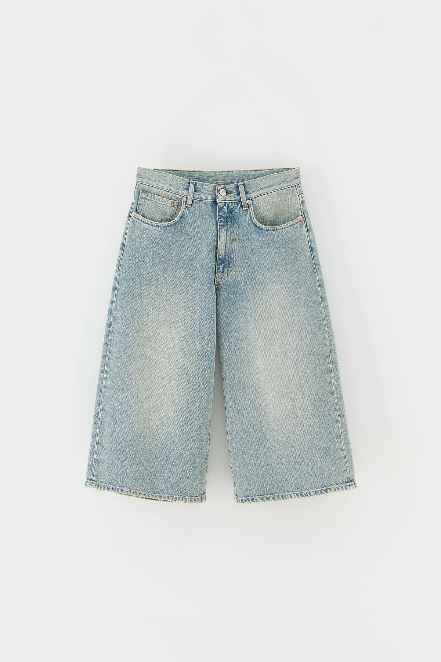 BELLEROSE | Kali61 Low-Rise Wide-Leg Culotte Jean - Dusty Bleach