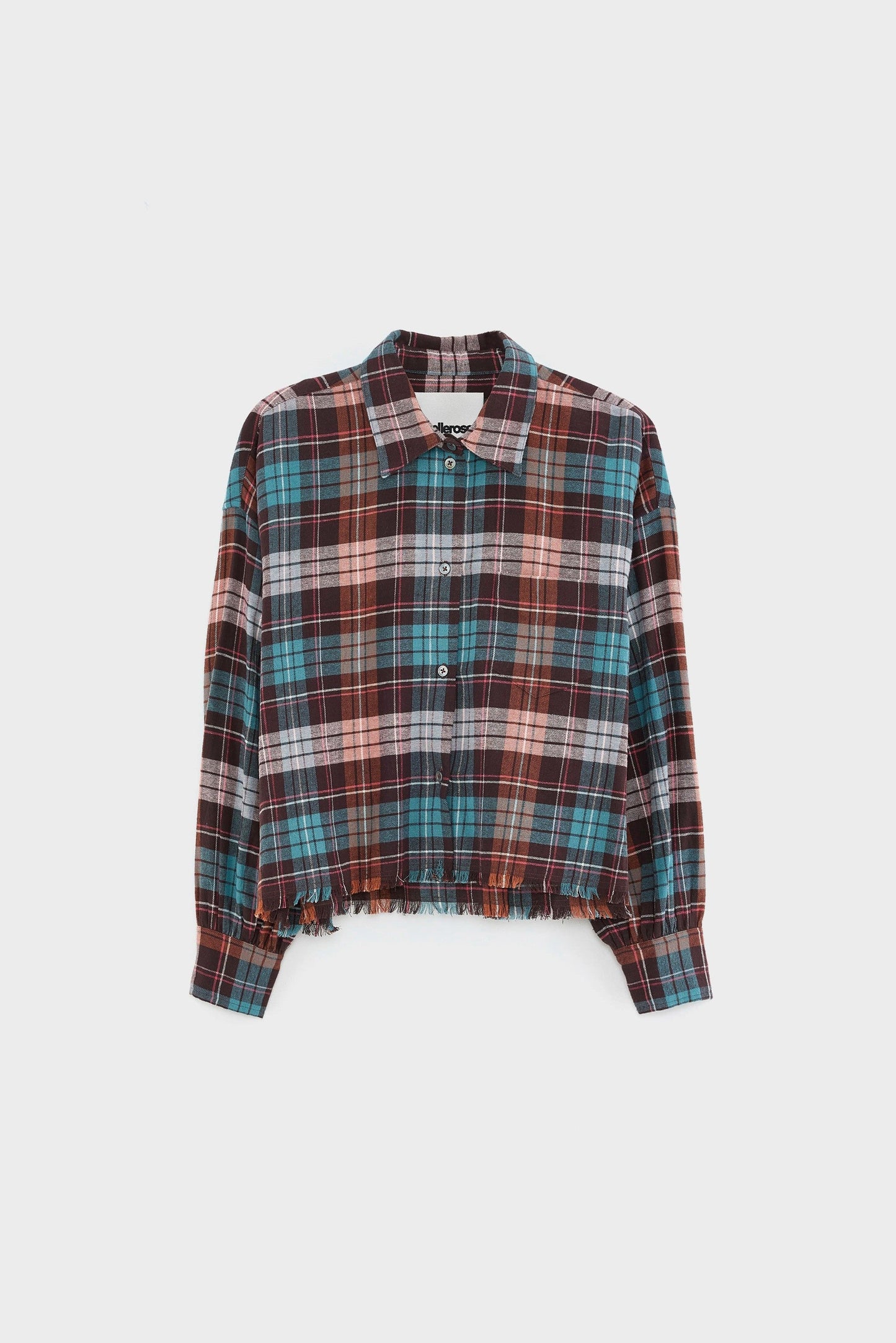 Bellerose | Cropped Check Shirt - Balloon Sleeve Check-A