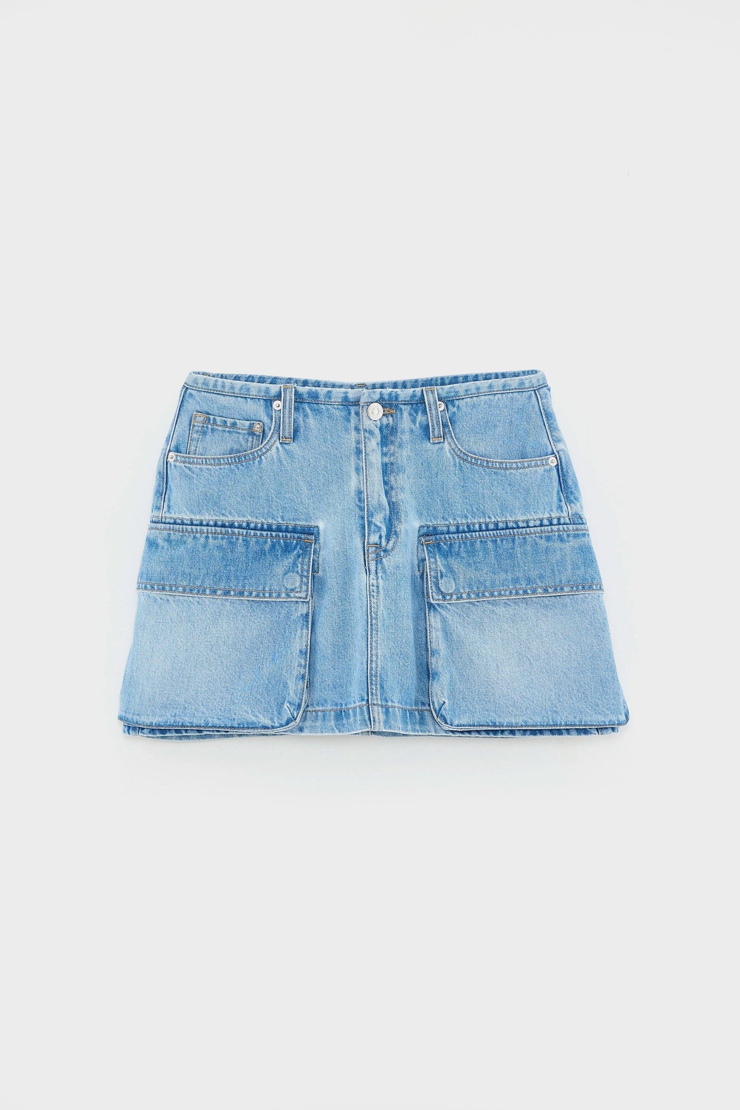 Bellerose | Pallas Denim Skirt - Mini Dusty-Bleach