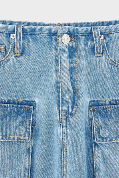 Bellerose | Pallas Denim Skirt - Mini Dusty-Bleach