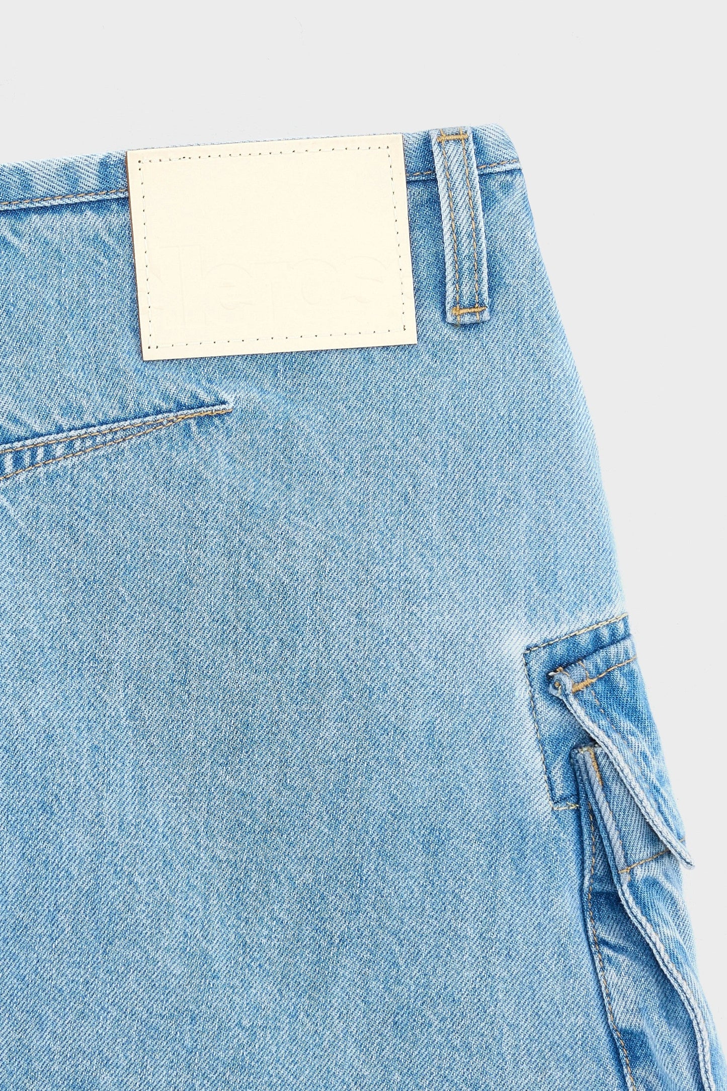 Bellerose | Pallas Denim Skirt - Mini Dusty-Bleach