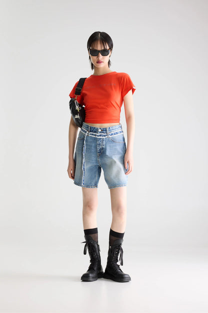 Bellerose | Piper Denim Shorts - Vintage Light Blue