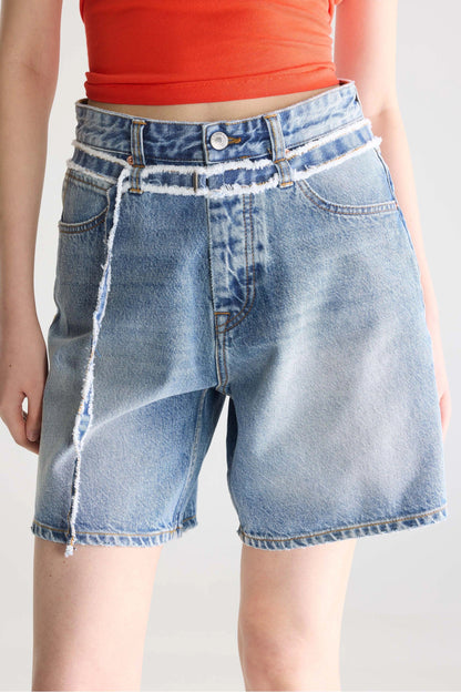Bellerose | Piper Denim Shorts - Vintage Light Blue