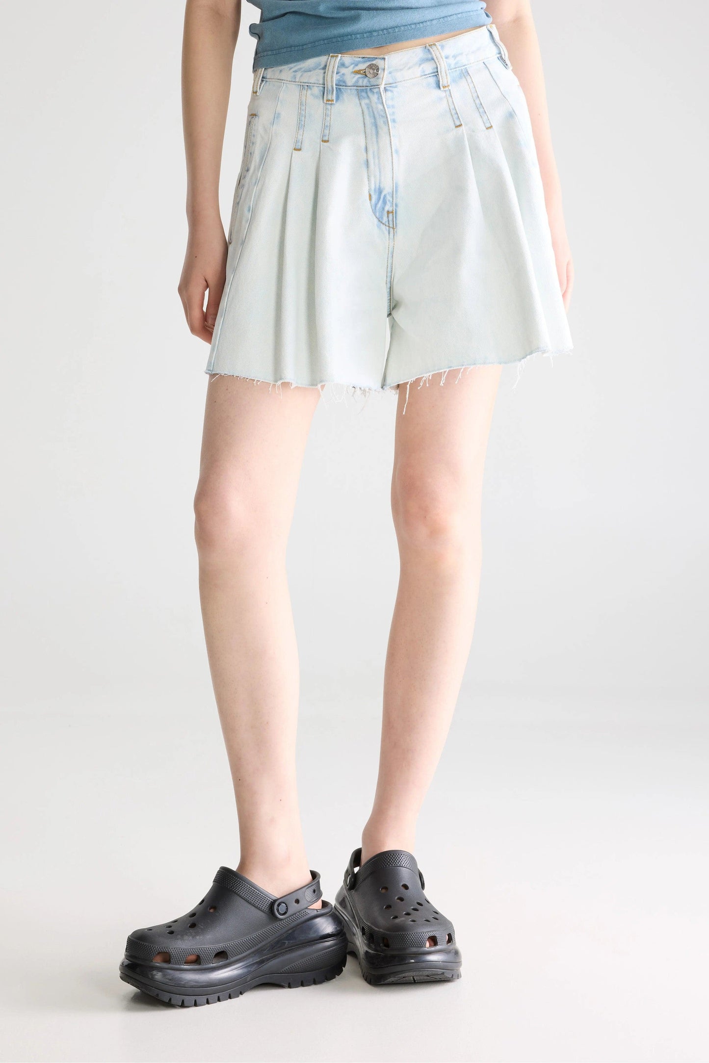 Denim Shorts Presley61 D0599 Ice-Bleach