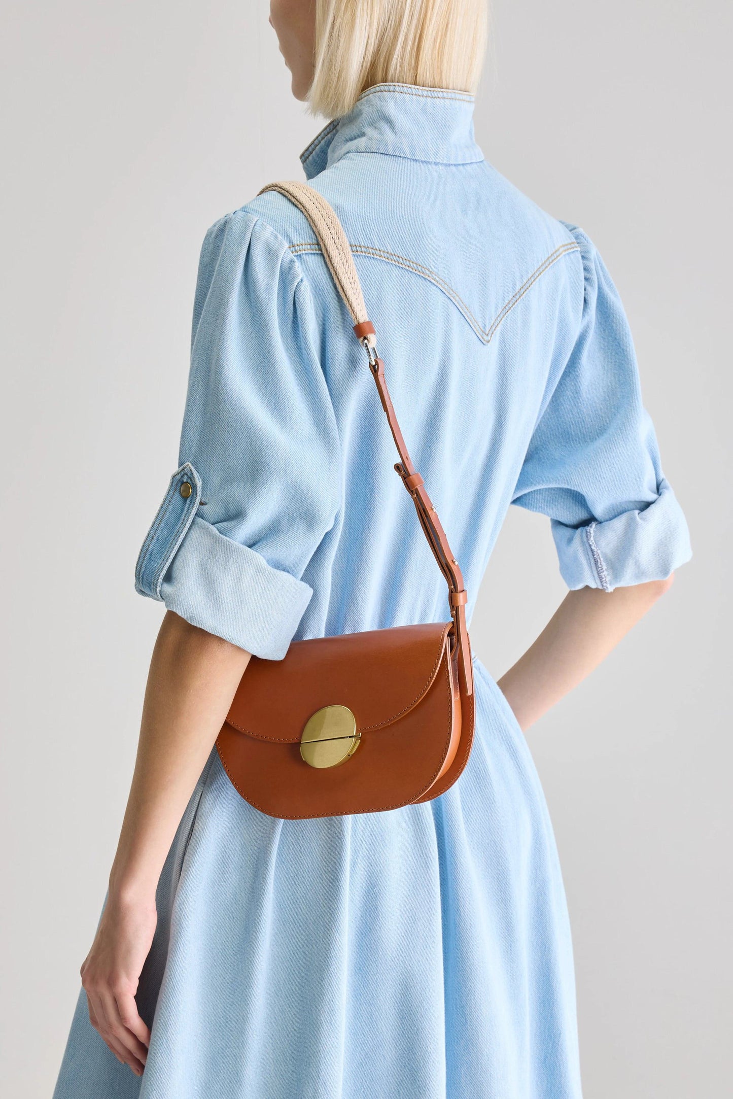 Crossbody Bag Sicoco Sicoco M0851 Cognac