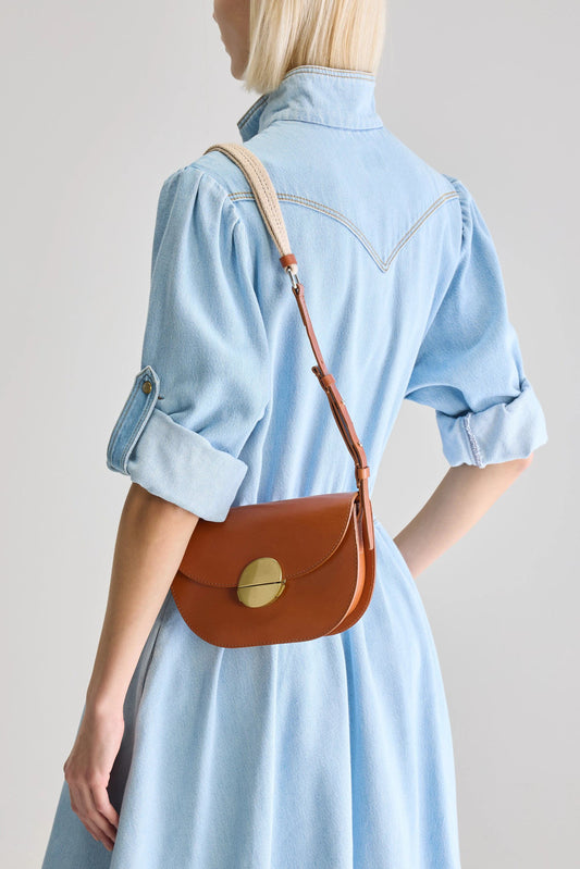 Crossbody Bag Sicoco Sicoco M0851 Cognac