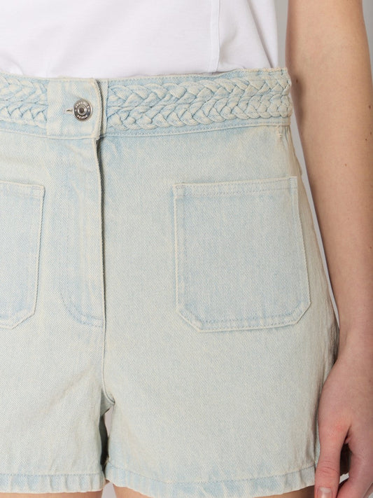 Denim Shorts 20psasha Light-Blue-Denim