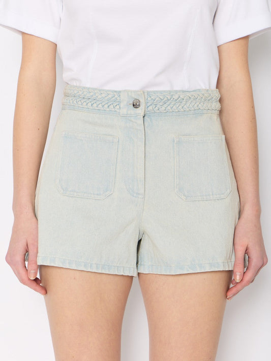 Denim Shorts 20psasha Light-Blue-Denim