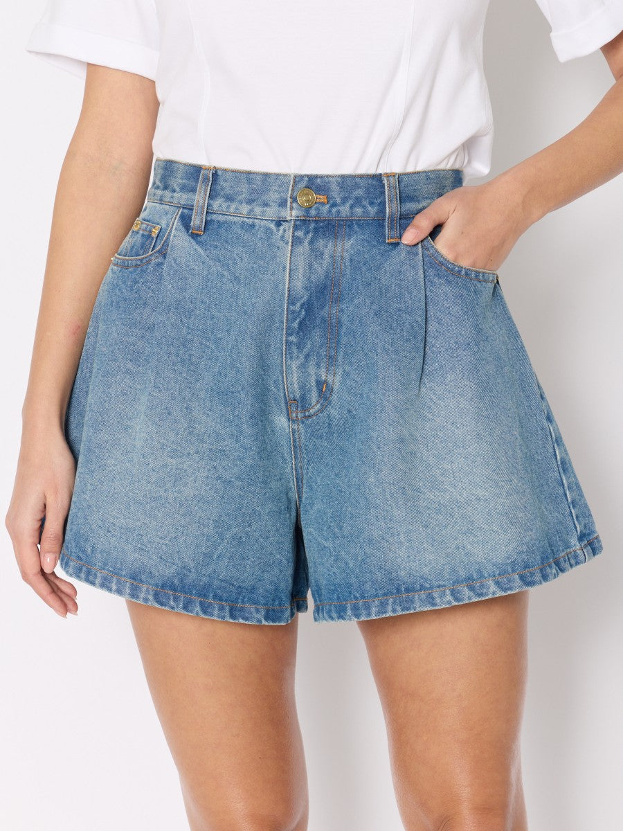 Denim Shorts 20psyla Blue