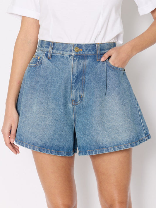 Denim Shorts 20psyla Blue