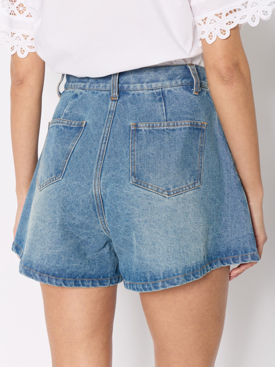 Denim Shorts 20psyla Blue