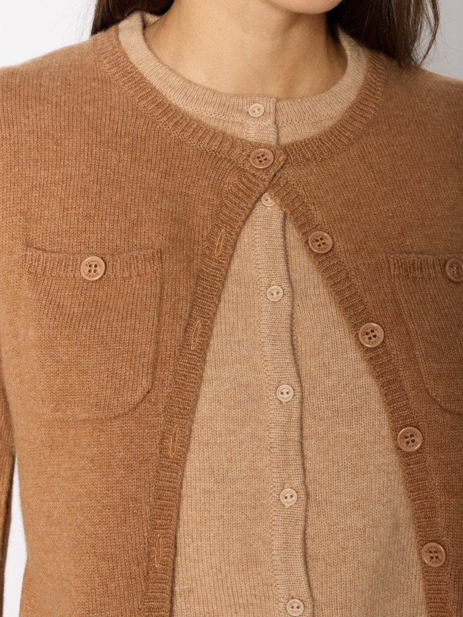 Cardigan 21mygigi Beige-Mix