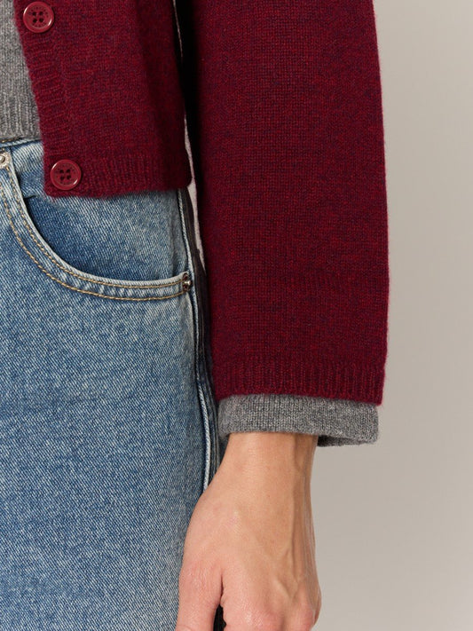 Cardigan 21mygigi Burgundy-Mix