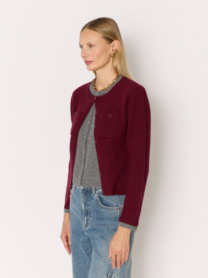 Cardigan 21mygigi Burgundy-Mix