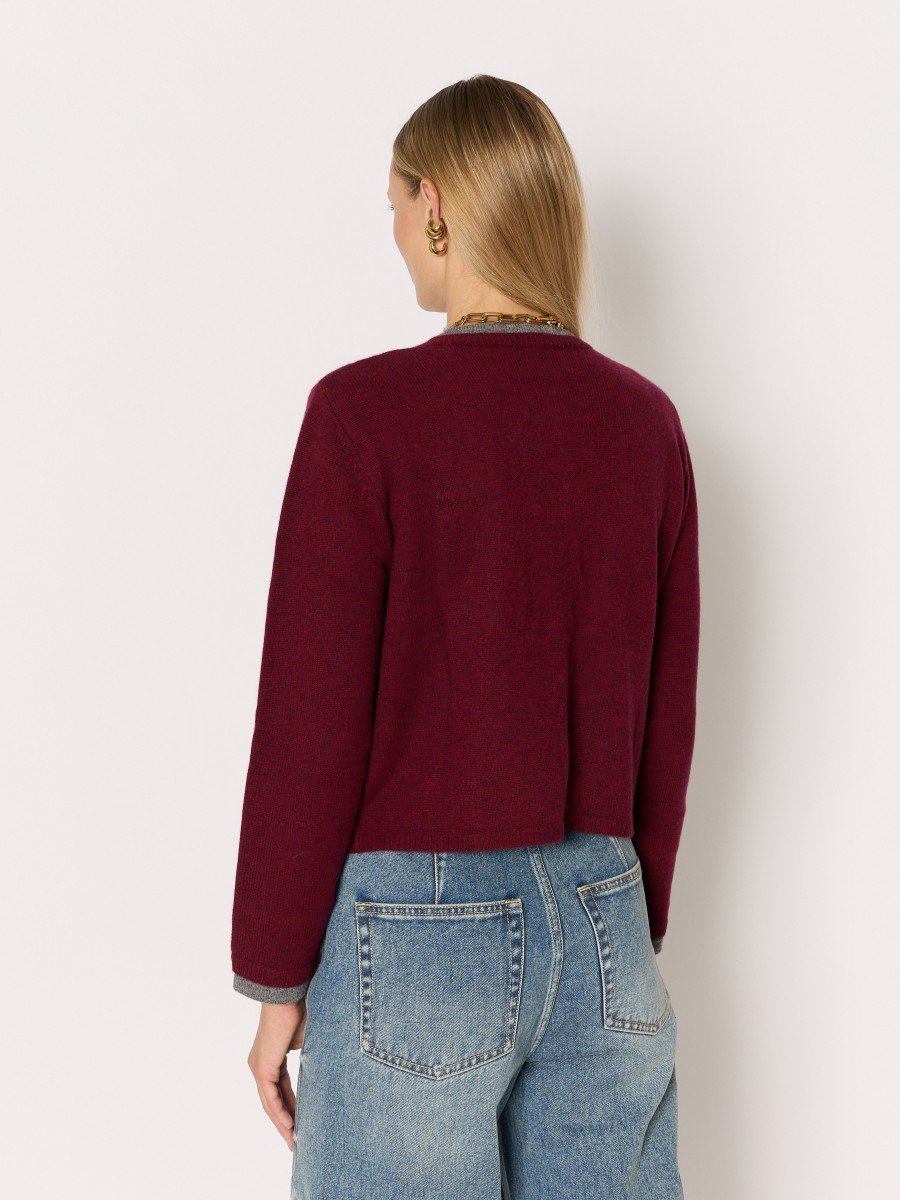 Cardigan 21mygigi Burgundy-Mix
