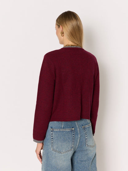 Cardigan 21mygigi Burgundy-Mix