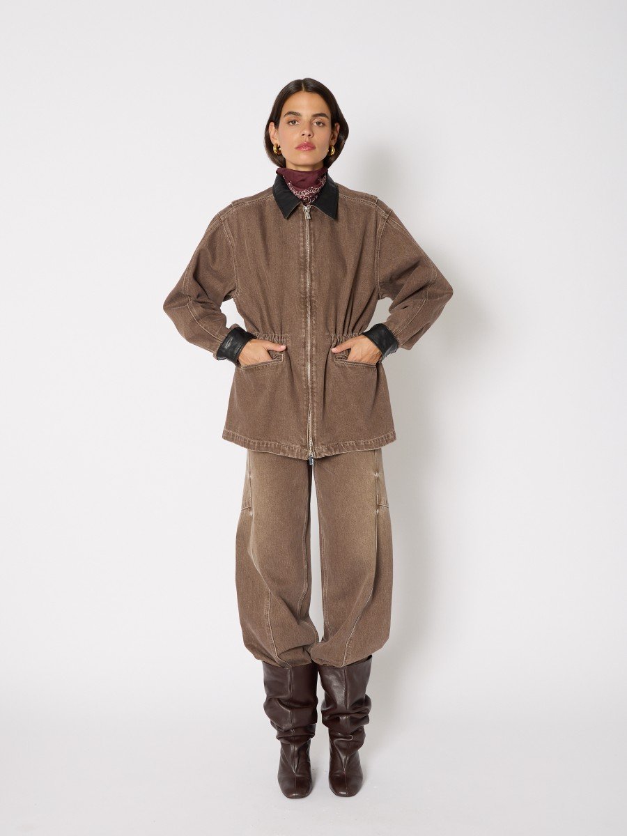 Jacket 21vivienne Brown-Denim