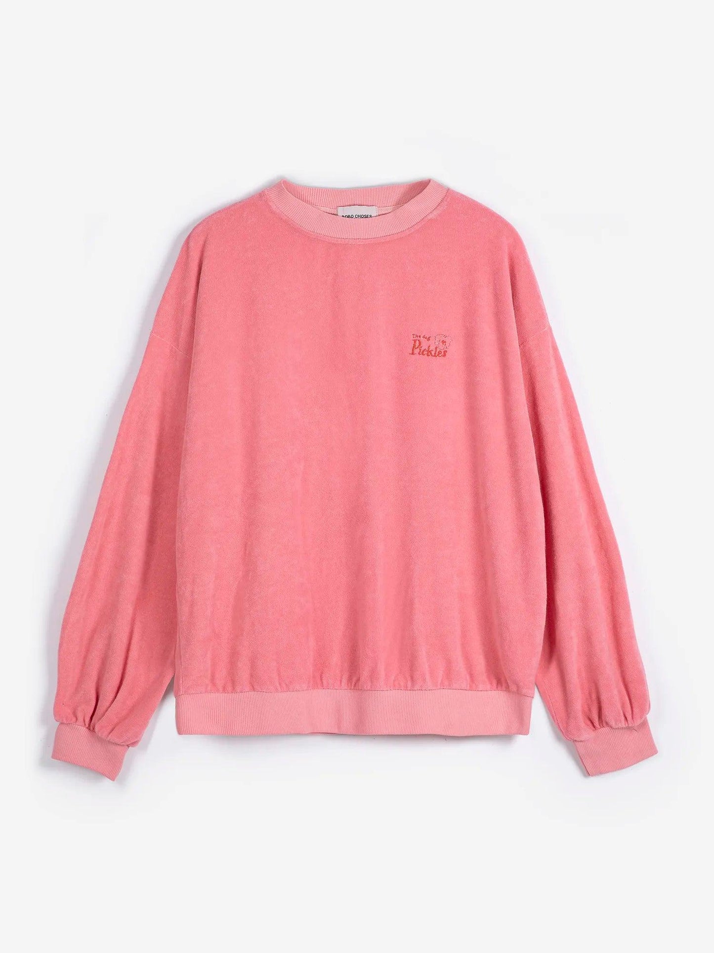 BOBO CHOSES | Pink Dropped Shoulder Sweatshirt