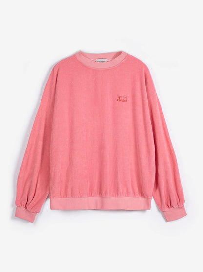 BOBO CHOSES | Pink Dropped Shoulder Sweatshirt