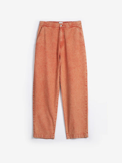 BOBO CHOSES | Relaxed Straight-Leg Jeans in Red