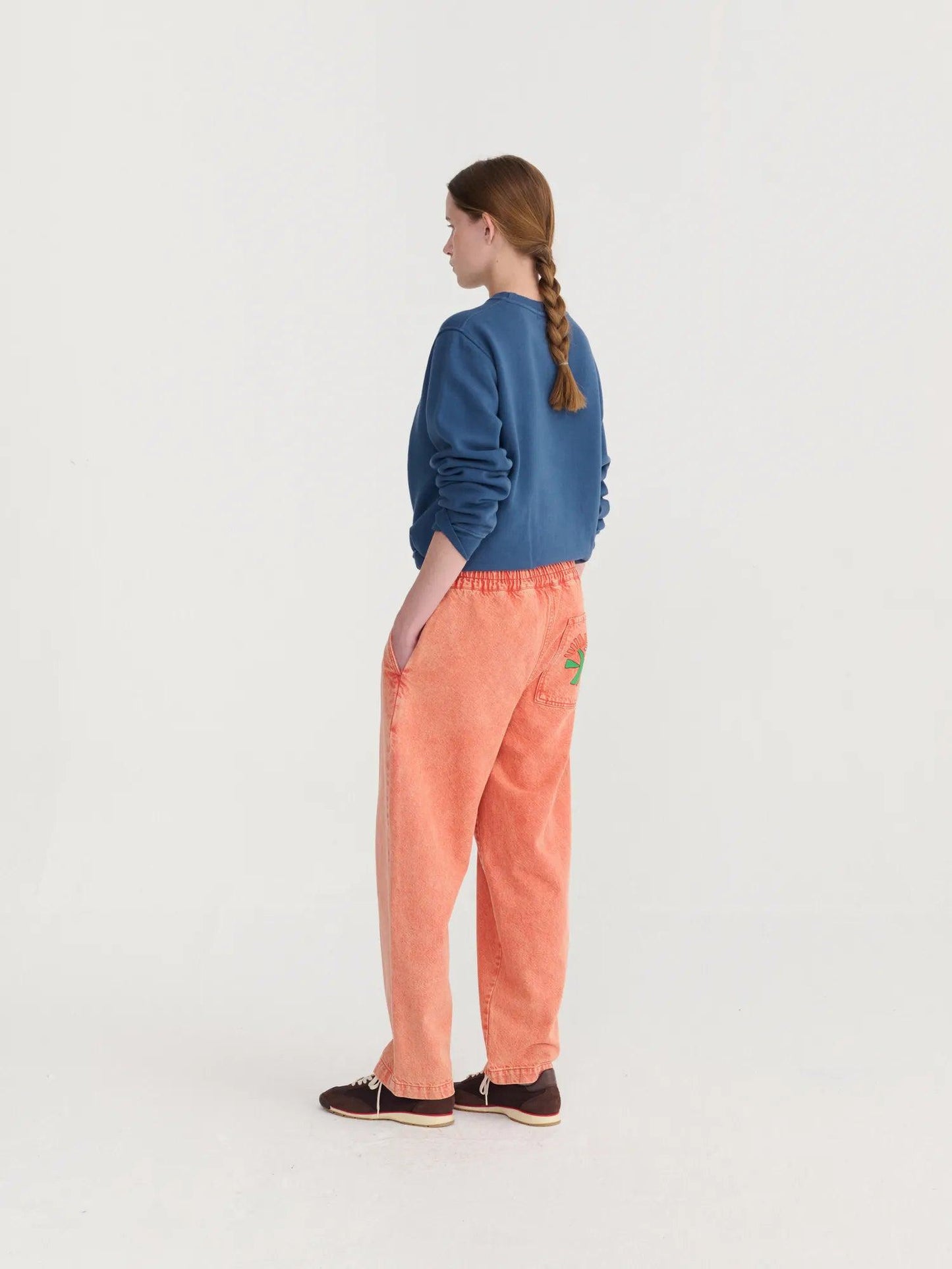 BOBO CHOSES | Relaxed Straight-Leg Jeans in Red