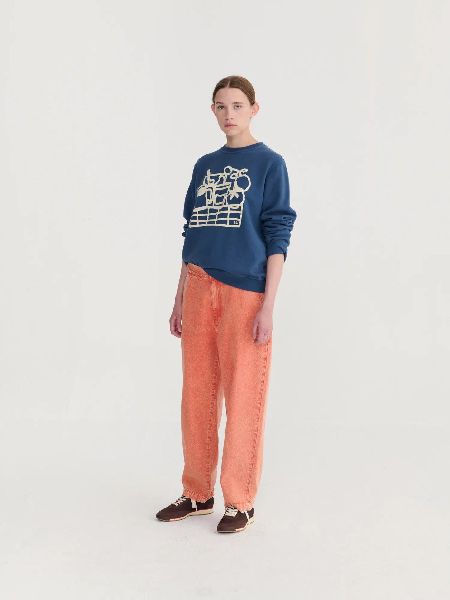 BOBO CHOSES | Relaxed Straight-Leg Jeans in Red