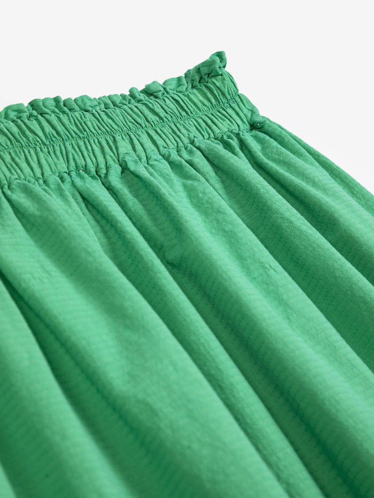 BOBO CHOSES | Flared Midi Skirt in Green - Relaxed Fit