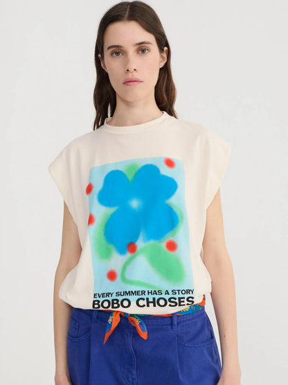 BOBO CHOSES | Organic Cotton Crewneck T-Shirt - White