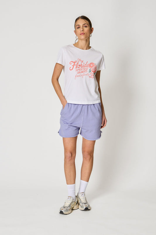 BOWERY | Florida Sweetest Oranges Graphic T-Shirt - Vintage White