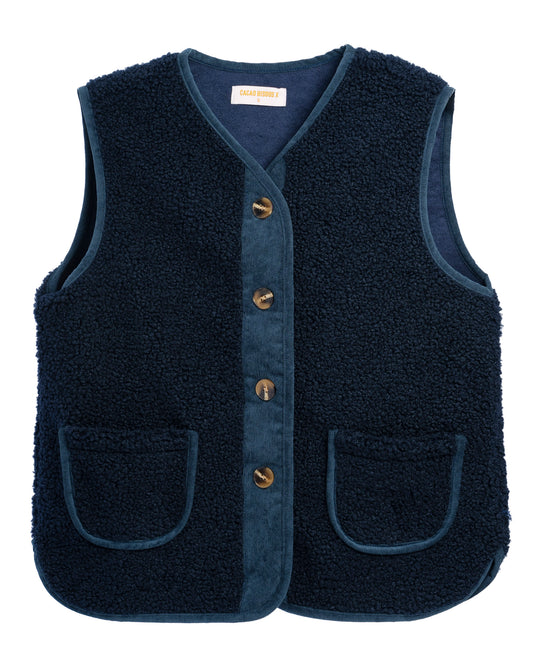 Gilet 09318 Blu-Scuro