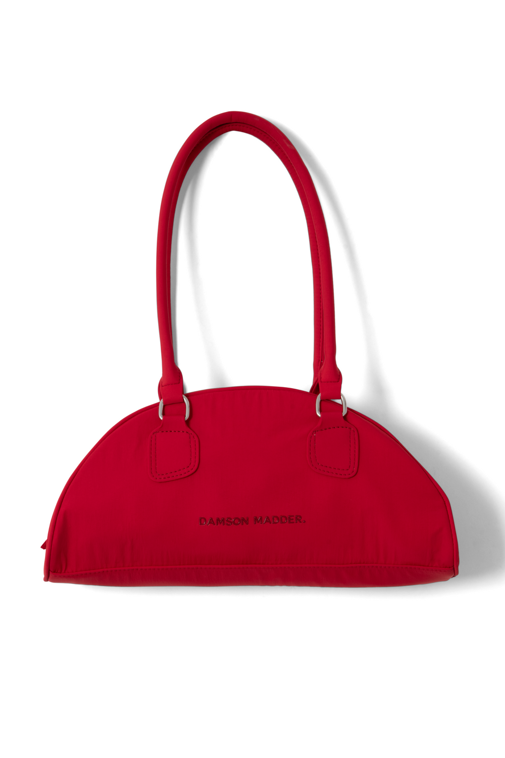 Damson Madder | Berta Bowler Bag - Crescent Red Shoulder Bag