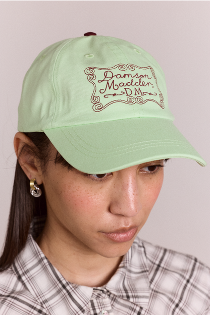 DAMSON MADDER | Hat Cap Mint - Six-Panel Organic Cotton Cap