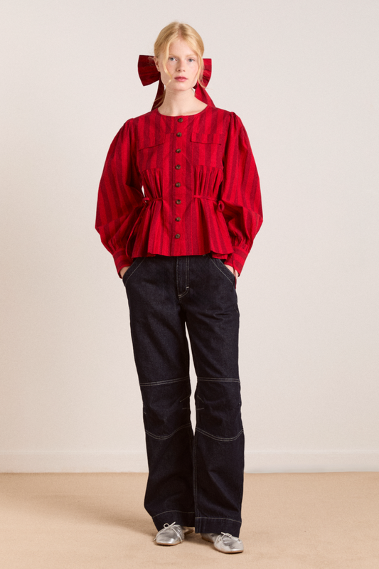 Aw25-dm-2149 Charlize Blouse Red