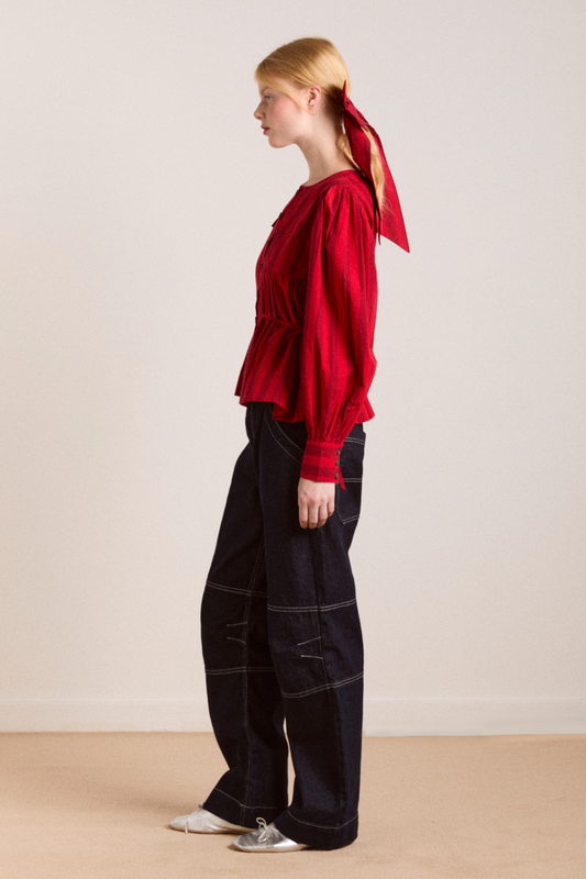Aw25-dm-2149 Charlize Blouse Red