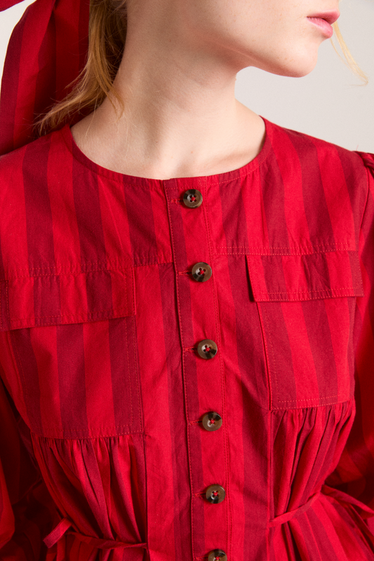 Aw25-dm-2149 Charlize Blouse Red