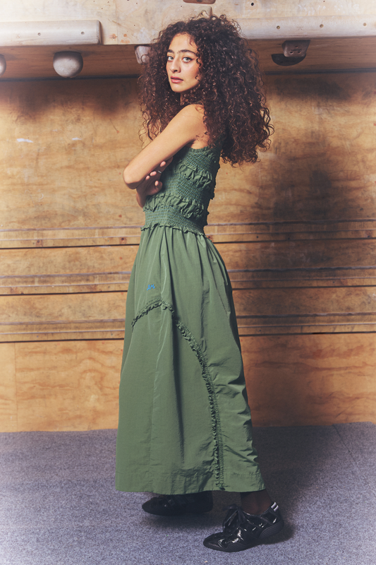 Dress Cynthia Midi Dre Olive