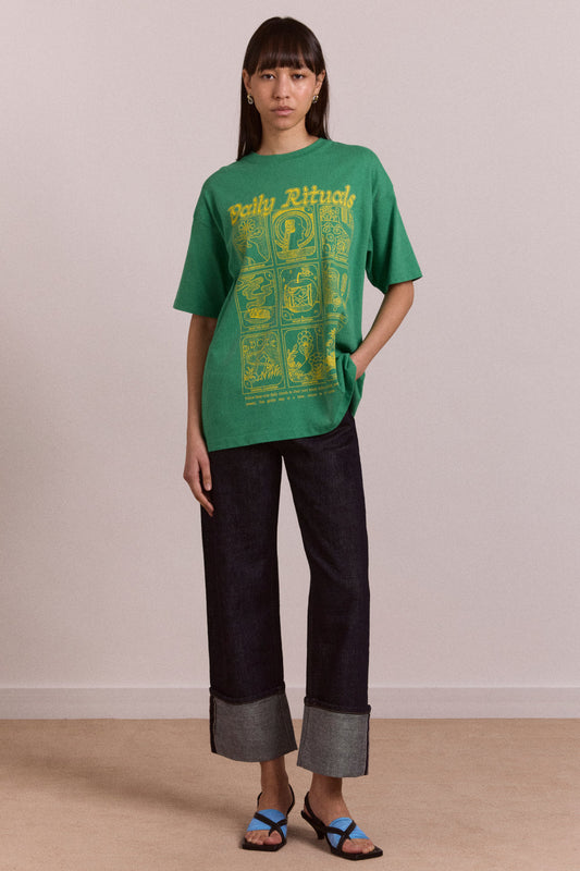 Tshirt Daily Rituals Te Green