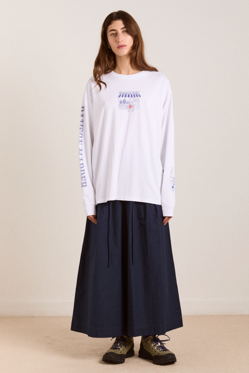 Tshirt Damson Deli Tee Off-White