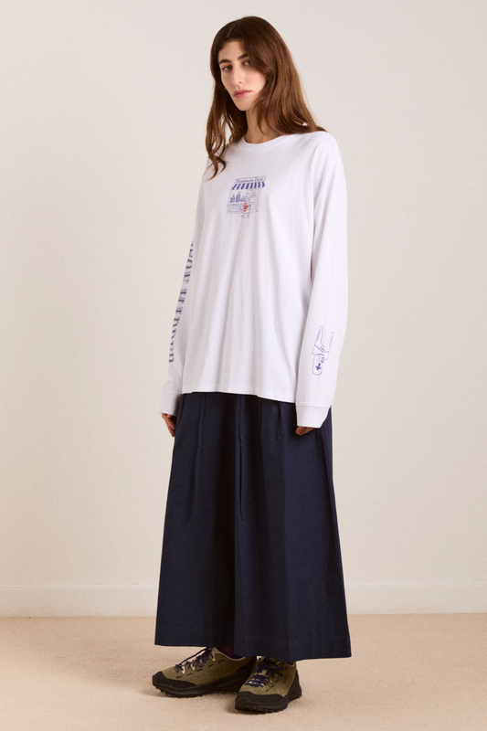 Tshirt Damson Deli Tee Off-White
