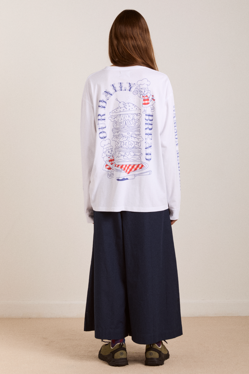 Tshirt Damson Deli Tee Off-White