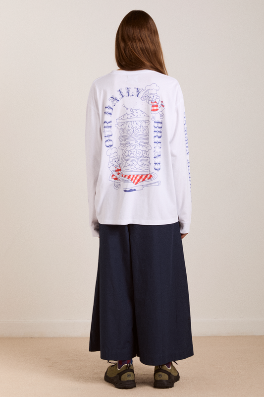 Tshirt Damson Deli Tee Off-White