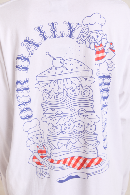 Tshirt Damson Deli Tee Off-White
