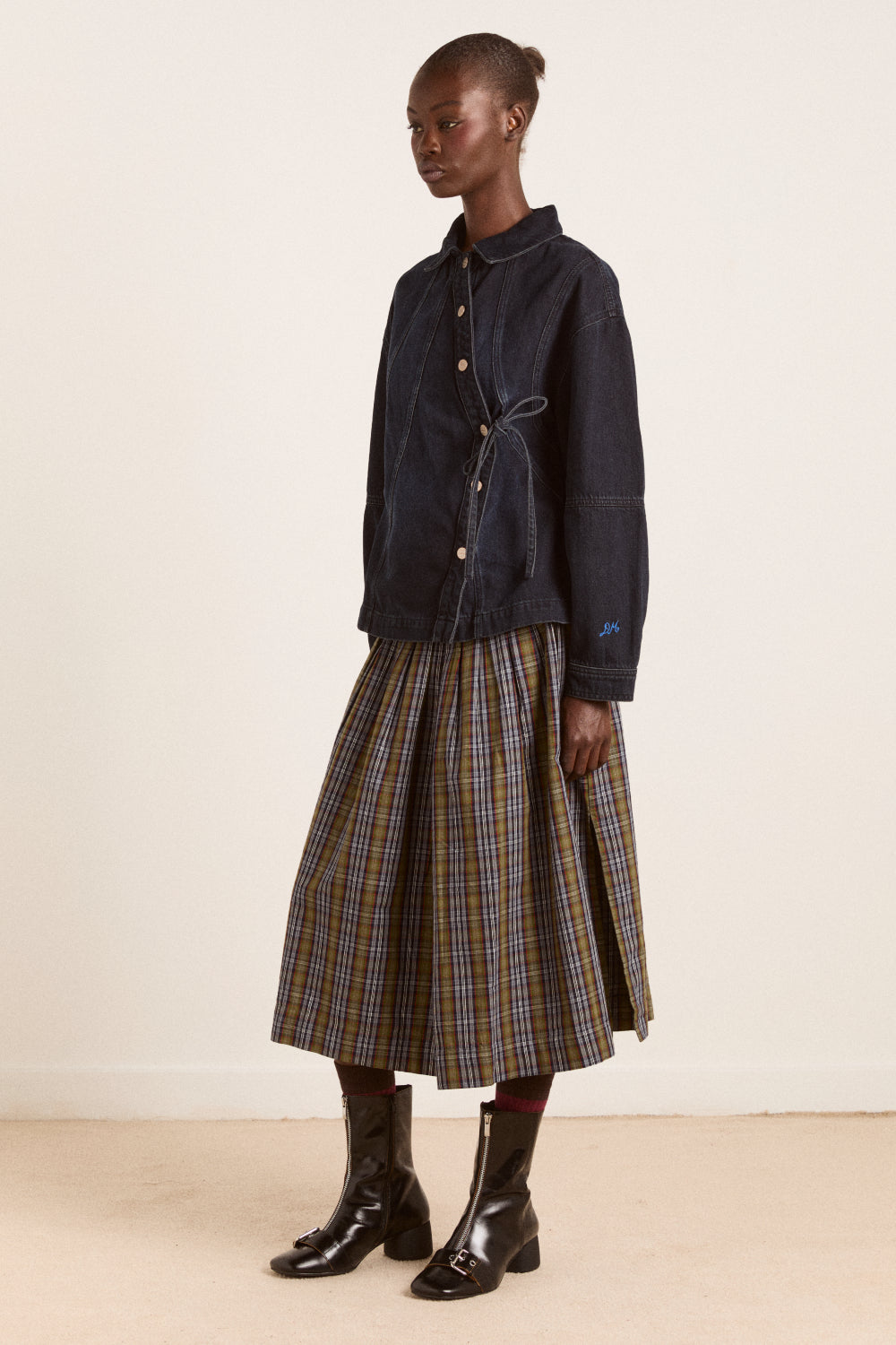 Aw25-dm-2146 Finella Denim Sh Blue