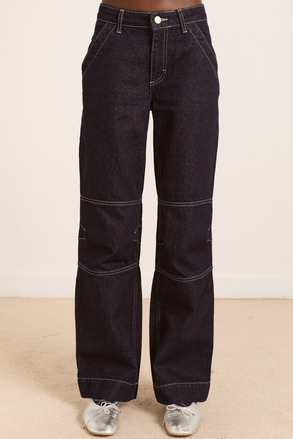 DAMSON MADDER | Fliss Jean in Mist Lavender - Relaxed Straight Leg