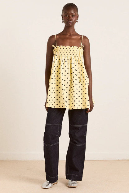 DAMSON MADDER | Fliss Jean in Mist Lavender - Relaxed Straight Leg