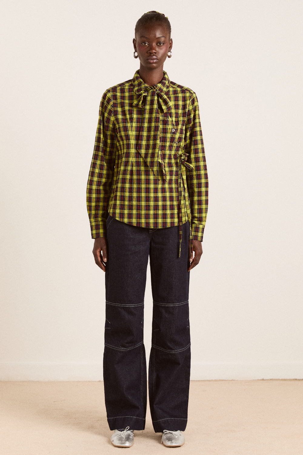 DAMSON MADDER | Fliss Jean in Mist Lavender - Relaxed Straight Leg