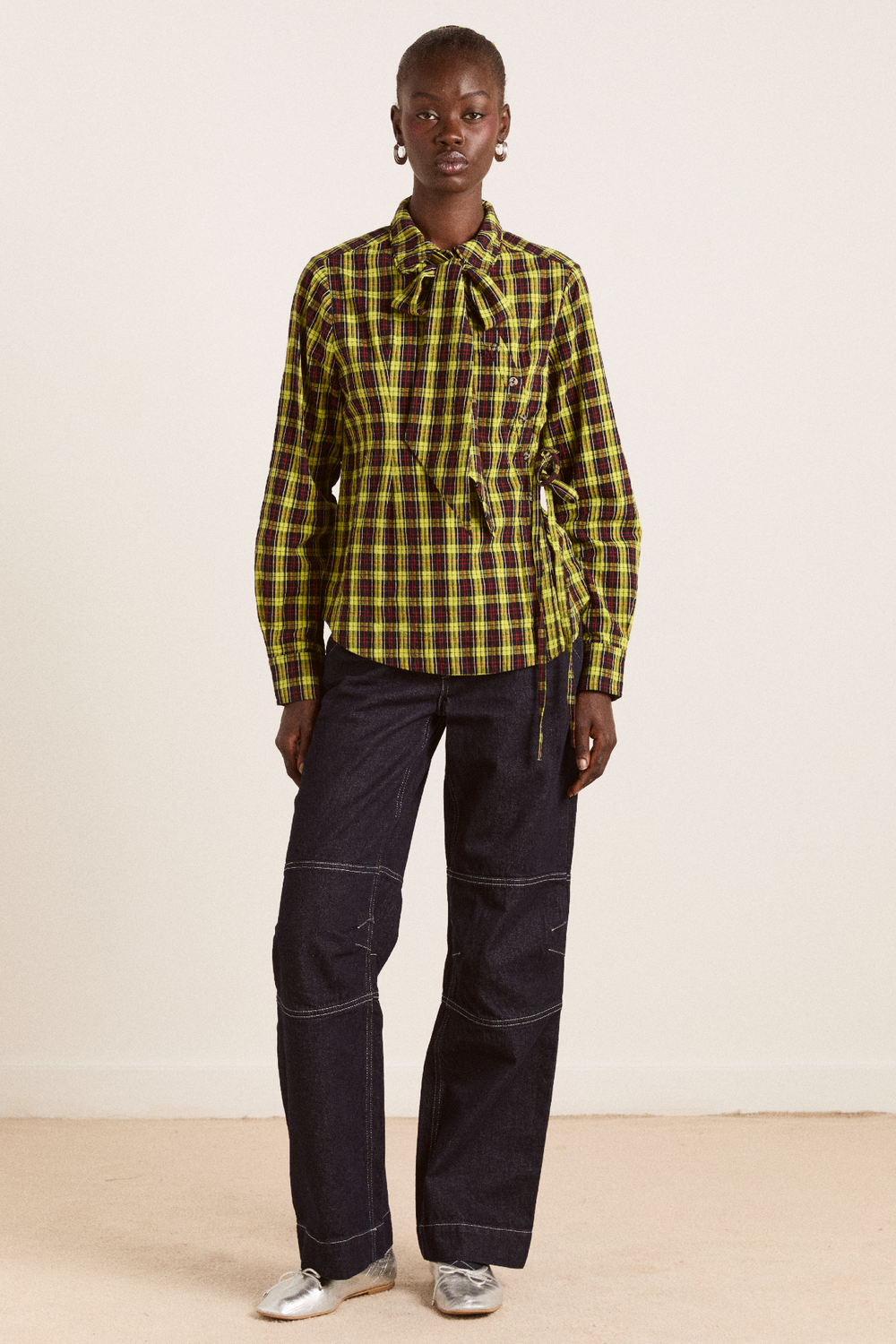 DAMSON MADDER | Fliss Jean in Mist Lavender - Relaxed Straight Leg