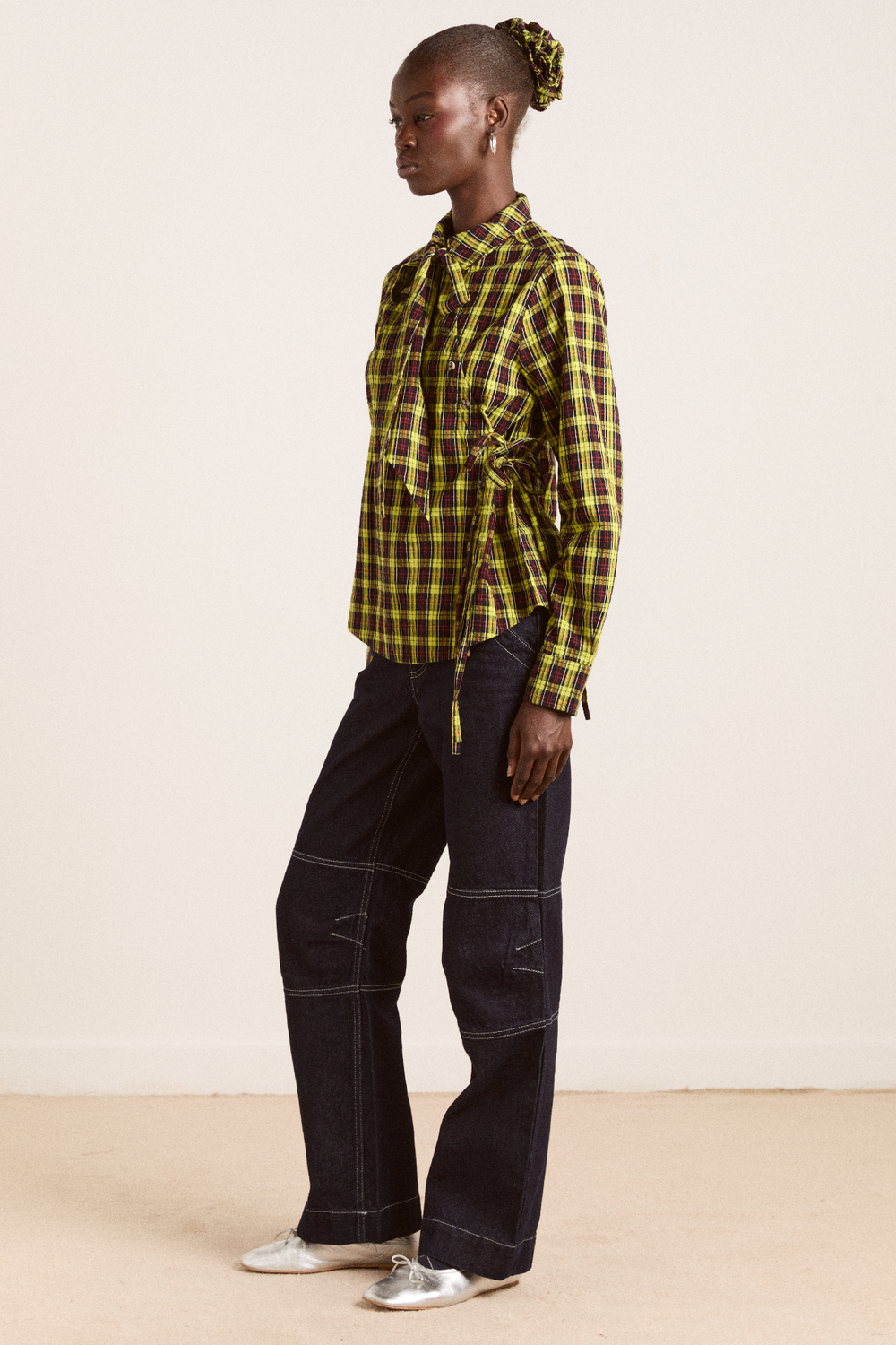 DAMSON MADDER | Fliss Jean in Mist Lavender - Relaxed Straight Leg